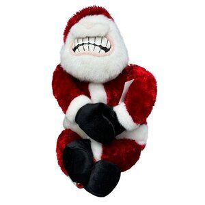 Dan dee Inc. Santa Claus Plush Doll Christmas Decoration humor bendable READ
